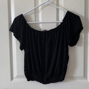 Forever 21 Black Off-the-Shoulder Top